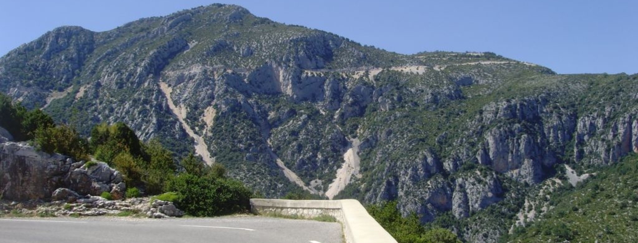 Route des Cretes in der Verdonschlucht.