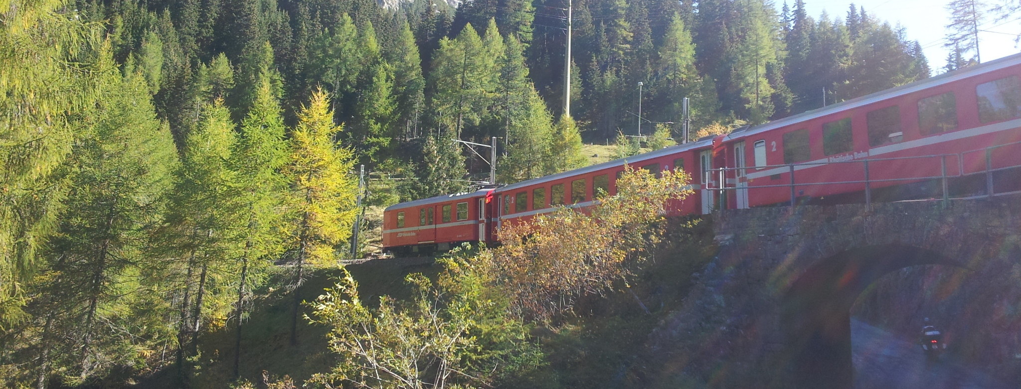 Rhätische Bahn am Albula.