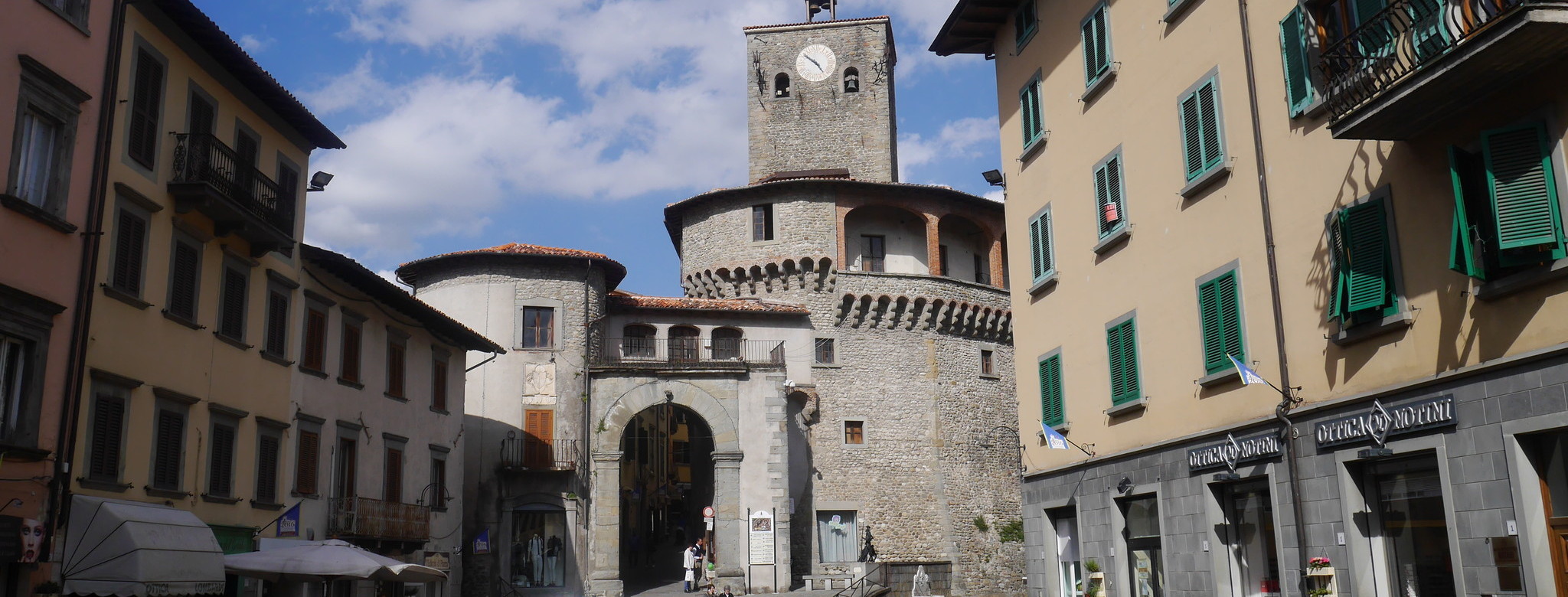 Castelnuovo di Garfagnana &ndash; authentische italienische Kleinstadt.